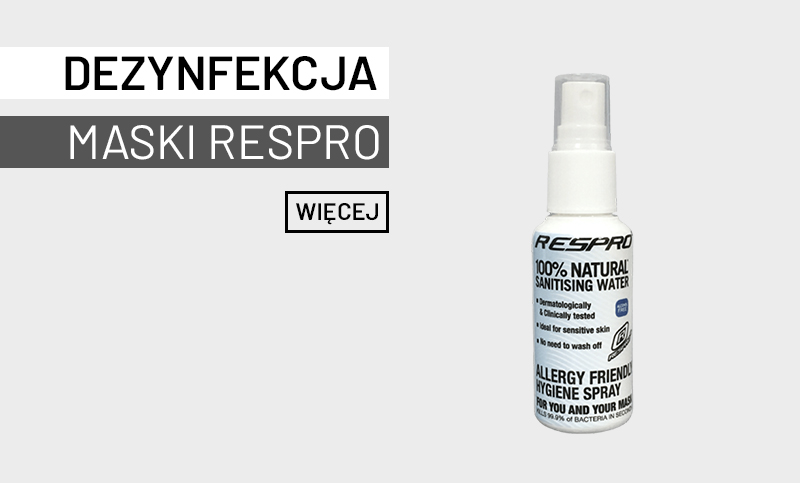 dezynfekcja maski antysmogowej respro
